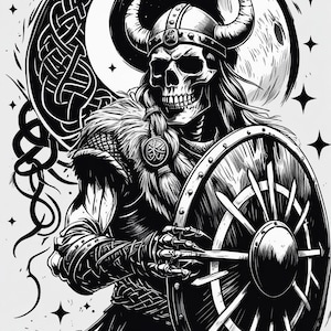 Digital Image Skeletal Warrior Download