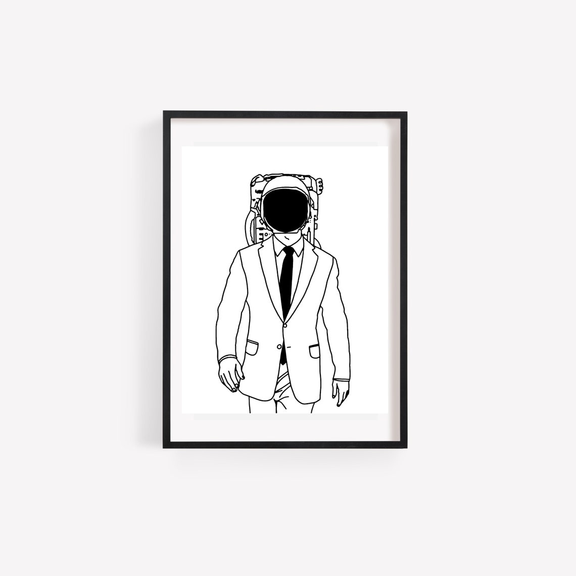 Astronaut Wall Art Digital Download / Space Digital Art / Home Etsy