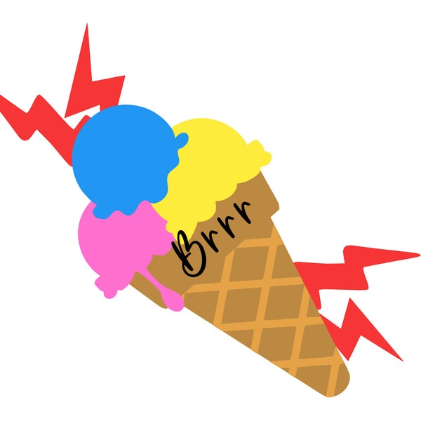 Gucci Mane Ice Cream Cone Cricut SVG File