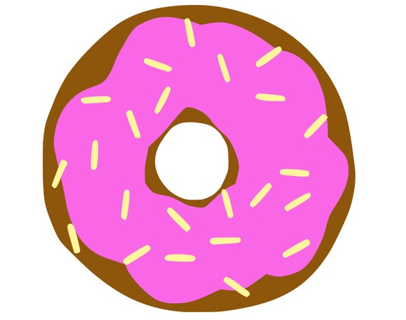 Donut SVG File | Etsy