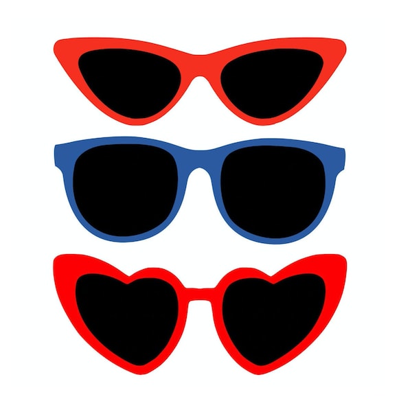 Sunglasses SVG File Set