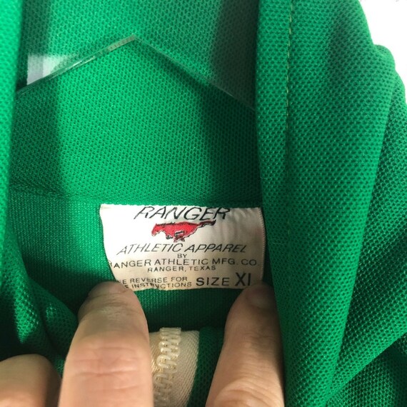 Vintage Ranger Athletic Apparel Zip Jacket Green … - image 2