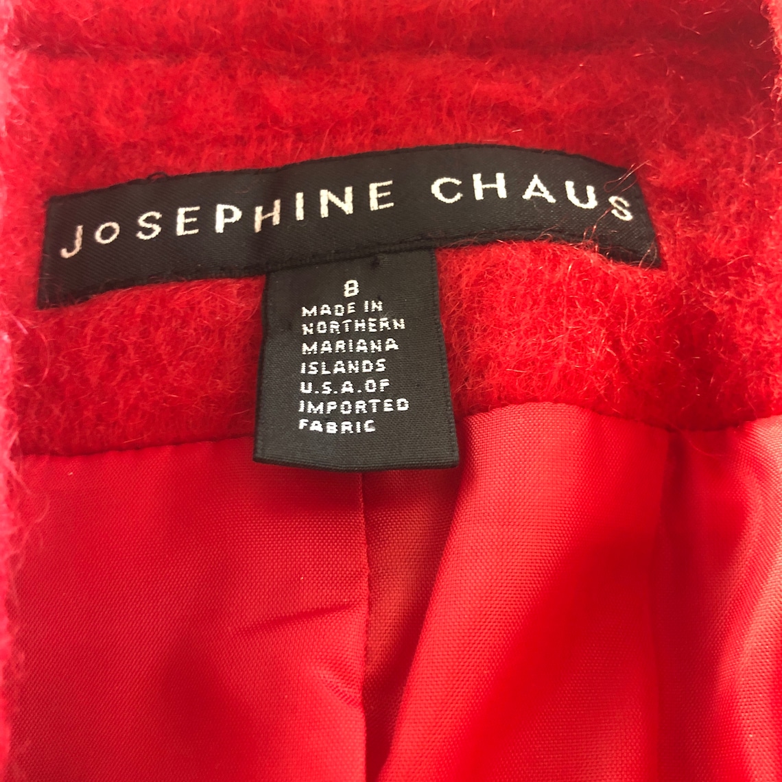 Josephine Chaus Vintage Red Blazer | Etsy