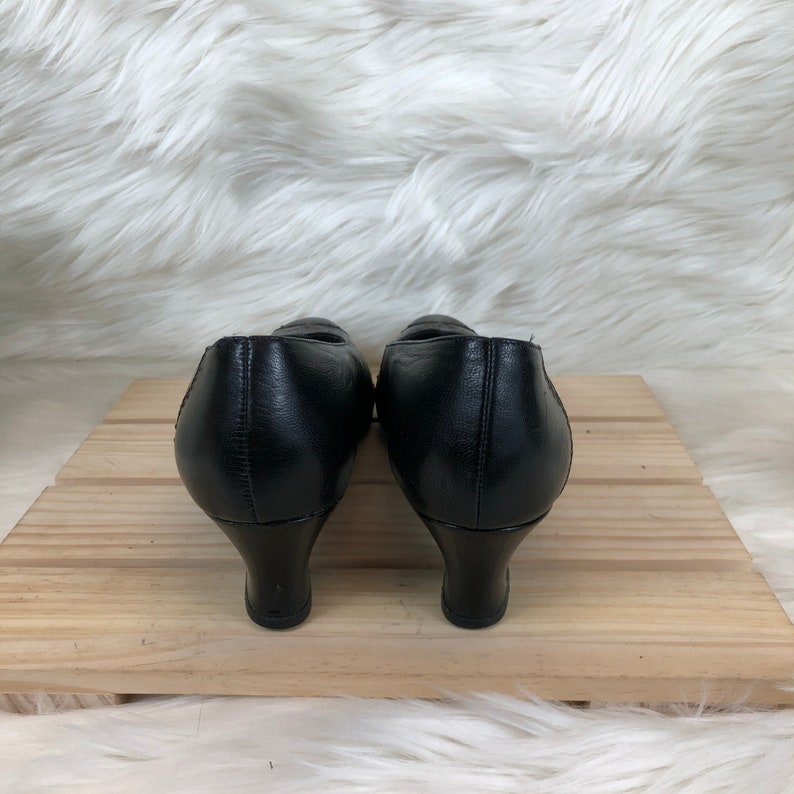 Selby Comfort Pumps Vintage Black Multi-leather