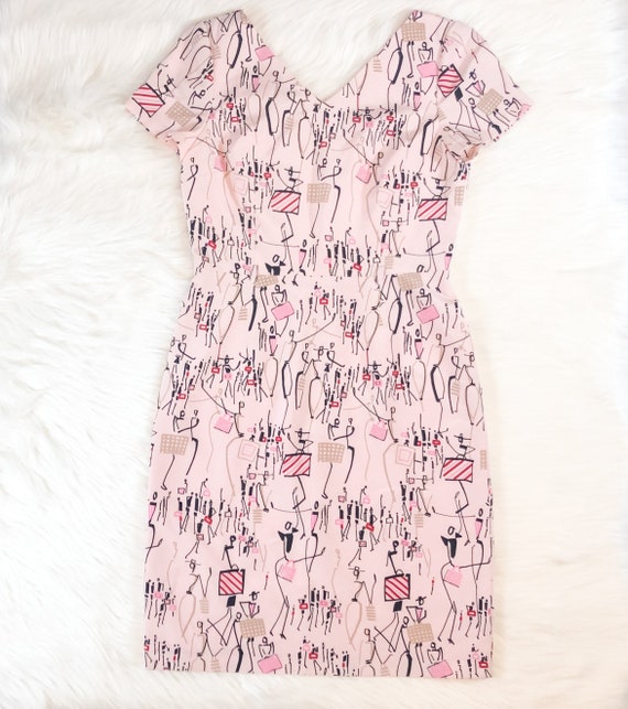 Barrie Pace Vintage Silk Pink Dress