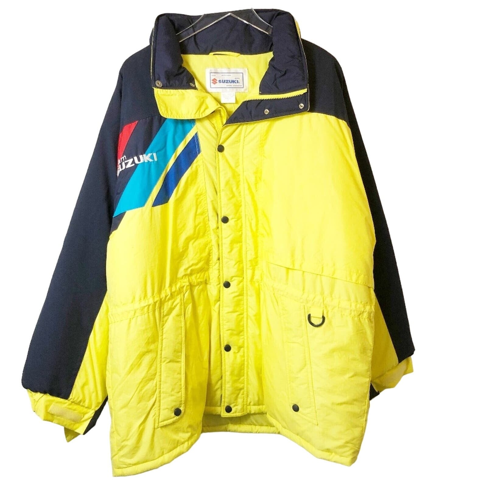TEAM SUZUKI ジャケット Vtg Original Suzuki Jacket Team Suzuki Motorcycle Size 48/38