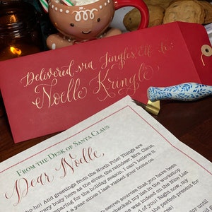 Carta de Papai Noel personalizada