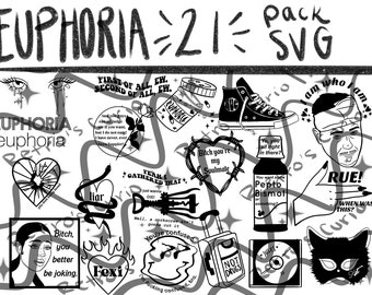 The Euphoria Bundle - Cricut SVG 21 Pack - PERSONAL USE