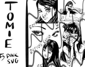 The Tomie Bundle - Cricut SVG 5 Pack - personal use