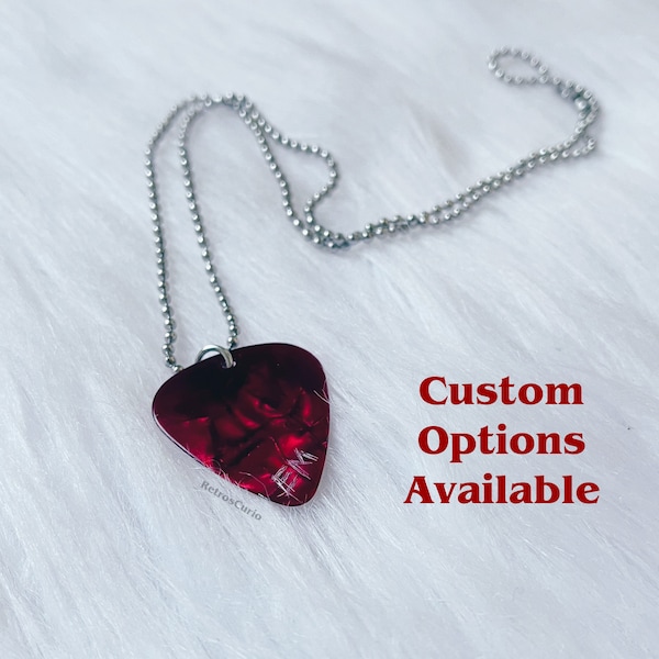 Eddie’s Guitar Pick Necklace - 4 options