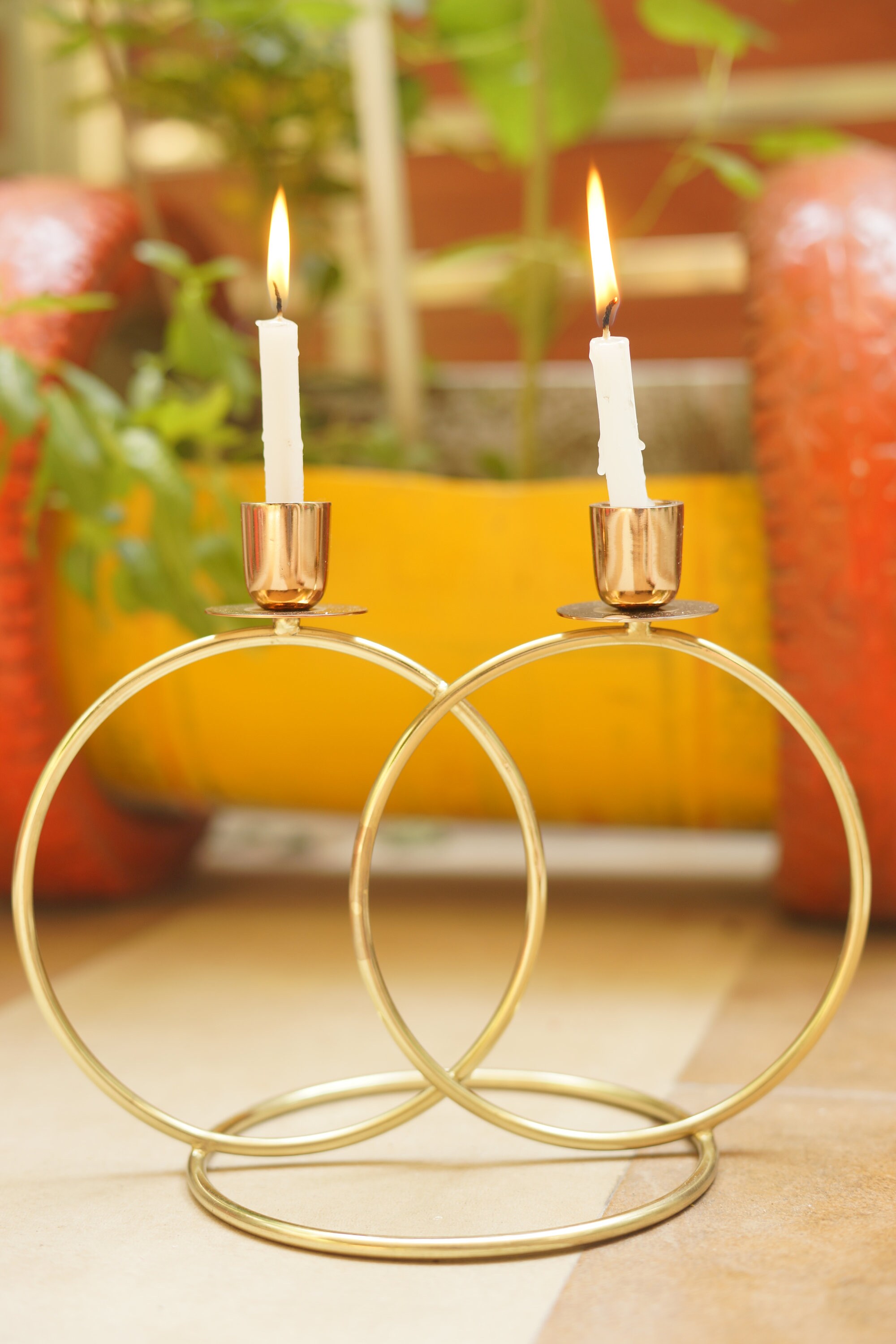 VENTA de verano Candelabros de aluminio y acero para 2 velas | Etsy