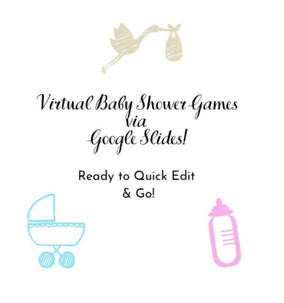 Baby Shower Bingo Virtual Baby Shower Bingo Virtual