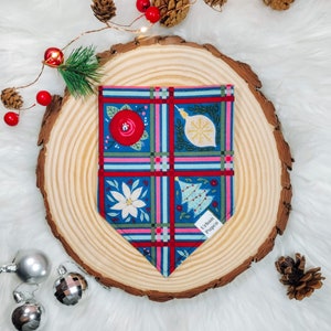 The “Happiest season of all” Christmas dog bandana -Christmas dog bandana, Christmas cat bandana, Santa dog bandana, Santa Clause