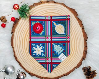 The “Happiest season of all” Christmas dog bandana -Christmas dog bandana, Christmas cat bandana, Santa dog bandana, Santa Clause