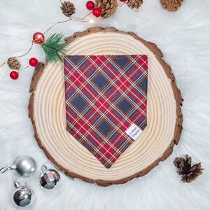 The “Christmas Pjs” Christmas dog bandana -Christmas dog bandana, Christmas cat bandana, Santa dog bandana, Santa Clause