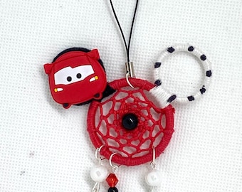 Cars Lightning Mc Queen Dreamcatcher Ornament Dreamcatcher Pendant Love Friends