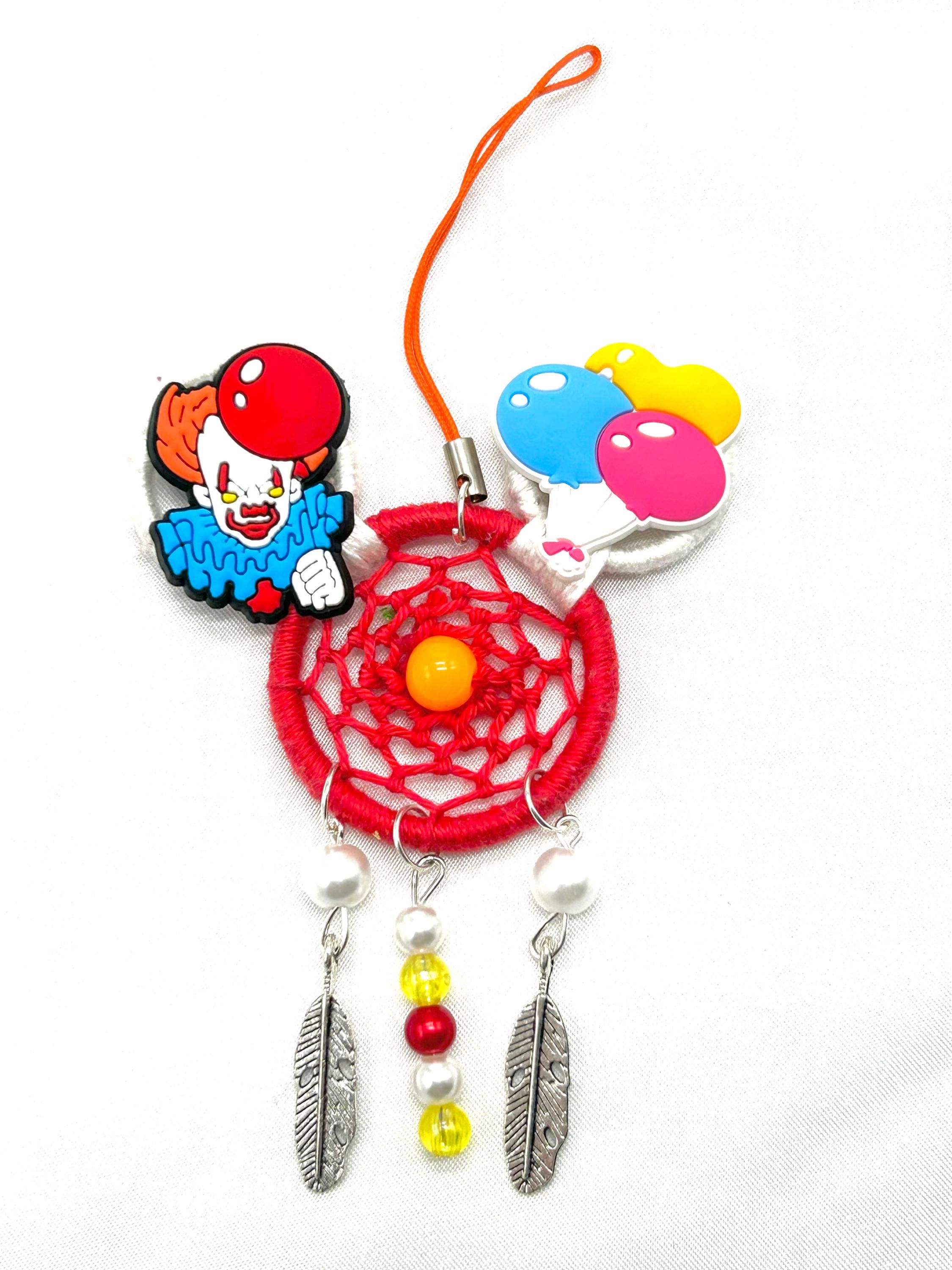 Pennywise IT CLOWN Halloween Dreamcatcher Ornament Dreamcatcher Pendant Horror