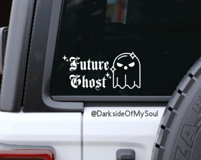 Future Ghost, Future Ghost Decal, Cute Ghost Decal, Spooky Cute Ghost ...