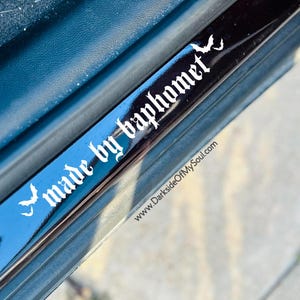 Made By Baphomet, Baphomet, Baphomet decal, Devil Decal, Get In Loser, Let's Go Loser, Witchy Decal, Goth Car Decal, Spooky Car Decals