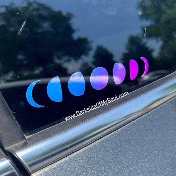 Moon Phase | Witchy Things | Spooky Bitch | Moon Decal | It's just a phase | Spooky Car Decal | Bruja | Spooky Season