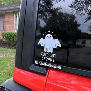 Cute But Spooky | Goth Car Decals | Goth Decals | Goth Car Accessories | Goth Car Decor | Spooky Bitch | Stay Spooky | Creep It Real