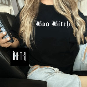 Goth Clothing | Womens and Mens Gothic Shirts | Goth T Shirts | Goth | Gothic | Boo Bitch | Unisex Shirts image 2