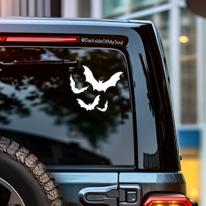 Stickers chauve-souris | Chauves-souris | Accessoires de voiture gothiques | Chienne effrayante | Décoration de voiture gothique | Voiture gothique |  Sticker voiture gothique | Sticker effrayant