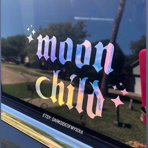 Stay Wild Moon Child Decal | Witchy Decal | It’s just a phase | Spooky Bitch | Moon Decals | Witchy Woman | witchy things | goth decals