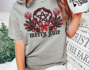 Merry Yule, Witchy Christmas, Yule, Spooky Christmas Vibes, Witchy Christmas Sweater, Gothmas, Merry Gothmas, Christmas Sweater