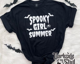 Spooky summer girl, goth girl summer vibes, spooky summer vibes, spooky summer shirt, witchy summer vibes, summer ghoul, summer goth shirt