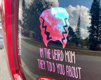 Goth Mom Decal | Spooky Bitch | Goth Car Accessories | Spooky Mom | Spooky momma | Goth Decals | Goth mom | Goth car decor