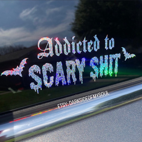 Scary Car Decals Etsy