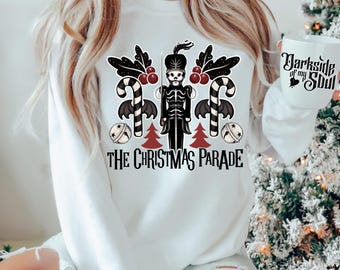 The Christmas Parade, Christmas soldiers, Goth Christmas Sweater, Spooky Christmas, Merry Gothmas, Witchy Christmas Shirt