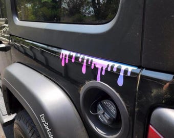 Goth Decal | Goth Car Accessories | Car Accessories | Drip Slime Decal | Car Slime Drip Decal | Goth Car Decor | Halloween Decals
