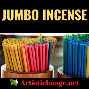 Unique Jumbo Incense Sticks 19 Inch 30 per Pack - Etsy