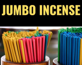 Unique Jumbo Incense Sticks 19 inch (30 per pack)