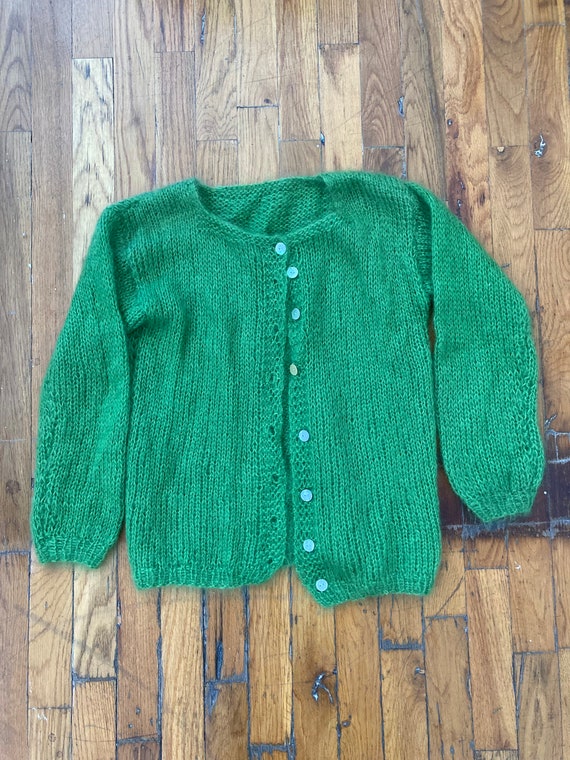 mohair cardigan Gem