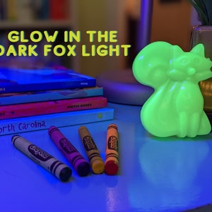 Glow in the Dark Fox, Fidget Toy, Surprise Gift for Kid, Gifts Under 10, Ring Bearer Gifts, Small Party Favors, Desk Toy, Basket Stuffers
