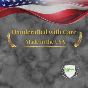 Handcrafted glow coasters made in the USA – luxury glow in the dark drinkware accessories.