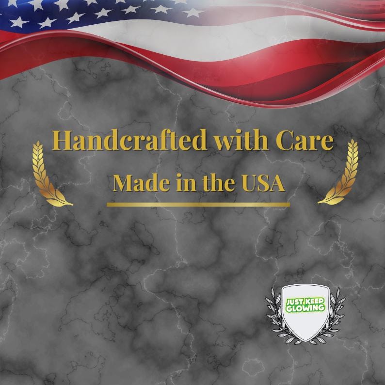 Handcrafted glow coasters made in the USA – luxury glow in the dark drinkware accessories.