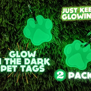 Glow Pet Tags, Pet ID Tags, Pet ID tags for dog, pet id tags for dogs, Pet ID Tags for cats, dog collar tag, unique pet tags, Tactical