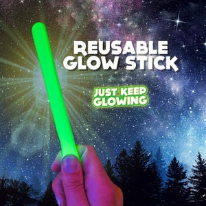 Wiederverwendbarer Knicklicht, Überleben, Notlicht, Campinglicht, Outdoor-Ausrüstung, Geschenk für Camper und Wanderer, Angeln, Jagen, hergestellt in den USA, EDC