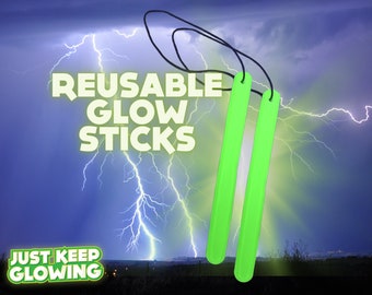 Reusable Glow Stick, Camping, Survival, Tactical, Camping Gear, EDC, Emergency, Glow in the Dark, Hunting Gifts, Backpacking, Mens Gift