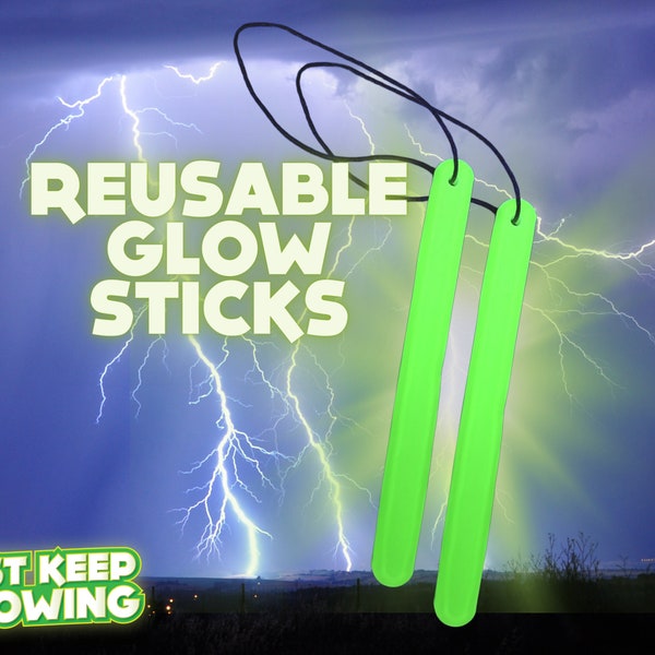 Reusable Glow Stick, Camping, Survival, Tactical, Camping Gear, EDC, Emergency, Glow in the Dark, Hunting Gifts, Backpacking, Mens Gift