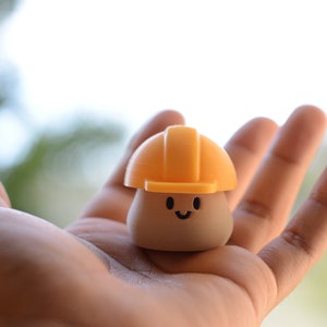 Hard Hat Fidget Friend – Tactile Clicky Toy, Stress & ADHD Relief