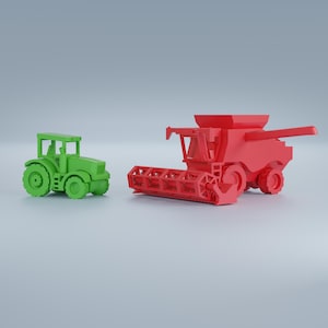 Landwirtschafts-Paket - Traktor & Mähdrescher - 2x Fahrzeugpaket