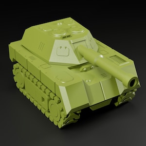 Modular Print-In-Place Tracked Tank Bundle (IMPORTANT: Read Description)