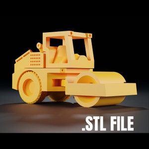 Print-in-Place Steam Roller | No Support Needed | 3D Printable .STL File