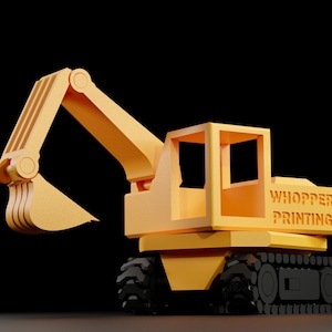 Modular Print-In-Place Tracked Excavator Bundle (IMPORTANT: Read Description)