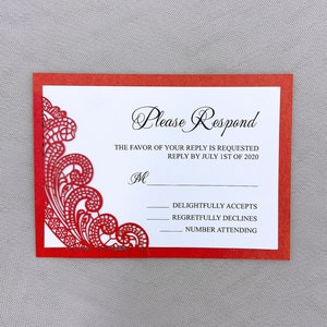 Laser afdrukbare bruiloft RSVP, reply cards, afdrukbare Bruiloft RSVP kaart, Wedding Response Card Minimalist {Free Infinite Design}